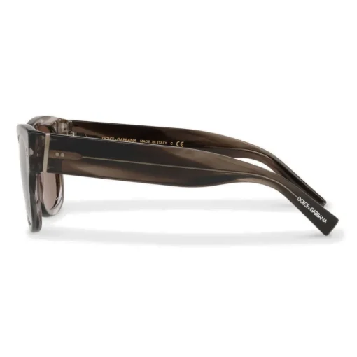 Dolce & Gabbana Eyewear Dolce & Gabbana - Square Sunglasses in Acetate - Grey Striped - Dolce & Gabbana Eyewear - Avvenice^ Sunglasses & Eyewear