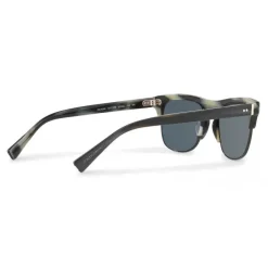 Dolce & Gabbana Eyewear Dolce & Gabbana - Square Sunglasses in Acetate and Metal - Blue Silver Striped - Dolce & Gabbana Eyewear - Avvenice