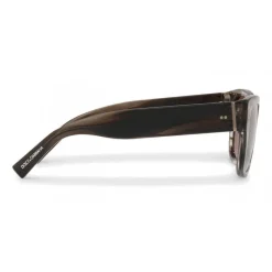 Dolce & Gabbana Eyewear Dolce & Gabbana - Square Sunglasses in Acetate - Grey Striped - Dolce & Gabbana Eyewear - Avvenice^ Sunglasses & Eyewear