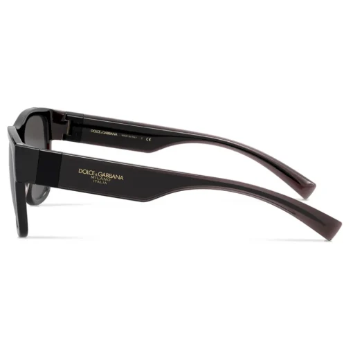 Dolce & Gabbana Eyewear Dolce & Gabbana - Step Injection Sunglasses - Grey Black - Dolce & Gabbana Eyewear - Avvenice