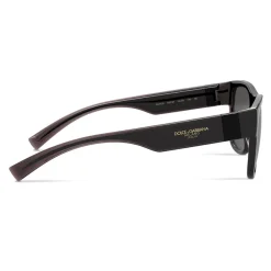 Dolce & Gabbana Eyewear Dolce & Gabbana - Step Injection Sunglasses - Grey Black - Dolce & Gabbana Eyewear - Avvenice