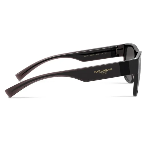Dolce & Gabbana Eyewear Dolce & Gabbana - Step Injection Sunglasses - Grey Black - Dolce & Gabbana Eyewear - Avvenice