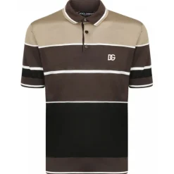 Dolce & Gabbana Dolce & Gabbana - Striped Polo Shirt - Dolce & Gabbana Exclusive Luxury Collection - Avvenice