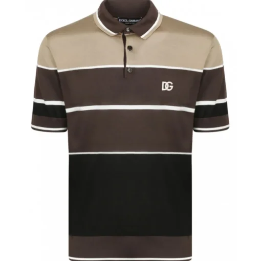 Dolce & Gabbana Dolce & Gabbana - Striped Polo Shirt - Dolce & Gabbana Exclusive Luxury Collection - Avvenice