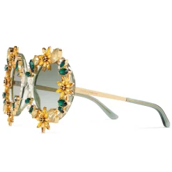 Dolce & Gabbana Eyewear Dolce & Gabbana - Sunflower Sunglasses - Green - Dolce & Gabbana Eyewear - Avvenice^ Sunglasses & Eyewear