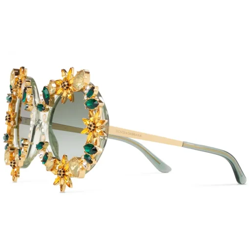 Dolce & Gabbana Eyewear Dolce & Gabbana - Sunflower Sunglasses - Green - Dolce & Gabbana Eyewear - Avvenice^ Sunglasses & Eyewear