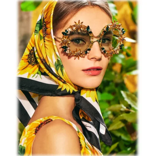 Dolce & Gabbana Eyewear Dolce & Gabbana - Sunflower Sunglasses - Green - Dolce & Gabbana Eyewear - Avvenice^ Sunglasses & Eyewear
