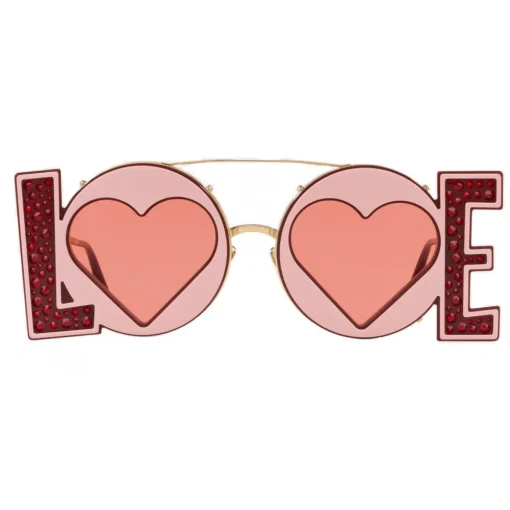 Dolce & Gabbana Eyewear Dolce & Gabbana - Sunglasses in Gold Metal - Gold - Love - Sunglasses - Dolce & Gabbana Eyewear - Avvenice^ Sunglasses & Eyewear