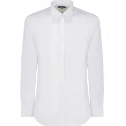 Dolce & Gabbana Dolce & Gabbana - White Poplin Shirt - Dolce & Gabbana Exclusive Luxury Collection - Avvenice