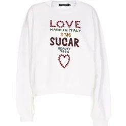 Dolce & Gabbana Dolce & Gabbana - White Sweatshirt - Dolce & Gabbana Exclusive Luxury Collection - Avvenice