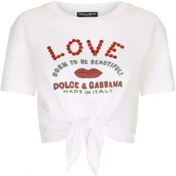 Dolce & Gabbana Dolce & Gabbana - White T-Shirt - Dolce & Gabbana Exclusive Luxury Collection - Avvenice