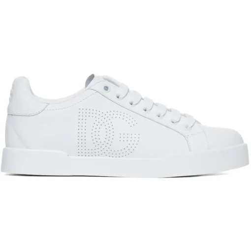 Dolce & Gabbana Dolce & Gabbana - White Portofino Sneakers - Dolce & Gabbana Exclusive Luxury Collection - Avvenice