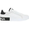 Dolce & Gabbana Dolce & Gabbana - White and Black Sneakers - Dolce & Gabbana Exclusive Luxury Collection - Avvenice