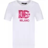 Dolce & Gabbana Dolce & Gabbana - White Logo Embroidered T-Shirt - Dolce & Gabbana Exclusive Luxury Collection - Avvenice