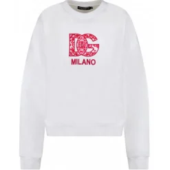Dolce & Gabbana Dolce & Gabbana - White Sweatshirt - Dolce & Gabbana Exclusive Luxury Collection - Avvenice^ Sweatshirts
