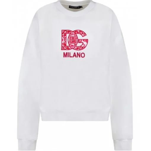 Dolce & Gabbana Dolce & Gabbana - White Sweatshirt - Dolce & Gabbana Exclusive Luxury Collection - Avvenice^ Sweatshirts