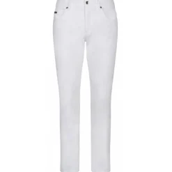 Dolce & Gabbana Dolce & Gabbana - White Stretch Jeans - Dolce & Gabbana Exclusive Luxury Collection - Avvenice