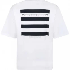 Dolce & Gabbana Dolce & Gabbana - White Navy Print Short Sleeve T-Shirt - Dolce & Gabbana Exclusive Luxury Collection - Avvenice^ T-shirt