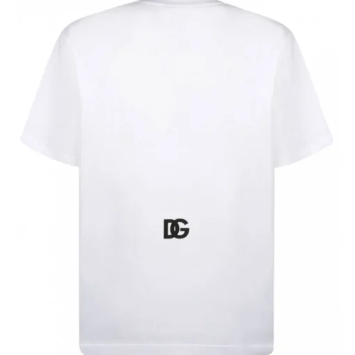 Dolce & Gabbana Dolce & Gabbana - White Cotton DG Print Logo T-Shirt - Dolce & Gabbana Exclusive Luxury Collection - Avvenice^ T-shirt