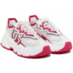 Dolce & Gabbana Dolce & Gabbana - White and Pink Daymaster Sneakers - Dolce & Gabbana Exclusive Luxury Collection - Avvenice^ Shoes