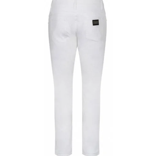 Dolce & Gabbana Dolce & Gabbana - White Stretch Jeans - Dolce & Gabbana Exclusive Luxury Collection - Avvenice