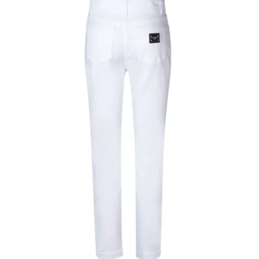 Dolce & Gabbana Dolce & Gabbana - White Audrey Jeans - Dolce & Gabbana Exclusive Luxury Collection - Avvenice