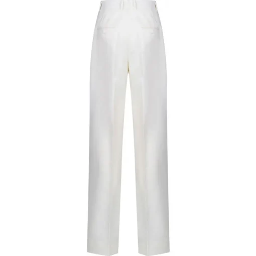 Dolce & Gabbana Dolce & Gabbana - White Wool Pants - Dolce & Gabbana Exclusive Luxury Collection - Avvenice