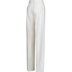Dolce & Gabbana Dolce & Gabbana - White Wool Pants - Dolce & Gabbana Exclusive Luxury Collection - Avvenice