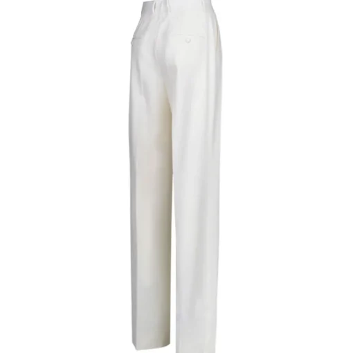 Dolce & Gabbana Dolce & Gabbana - White Wool Pants - Dolce & Gabbana Exclusive Luxury Collection - Avvenice