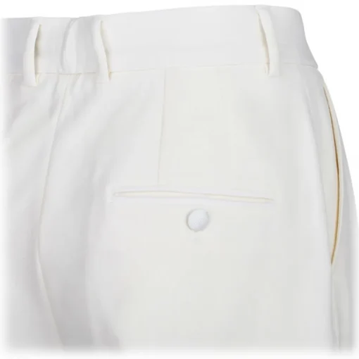 Dolce & Gabbana Dolce & Gabbana - White Wool Pants - Dolce & Gabbana Exclusive Luxury Collection - Avvenice