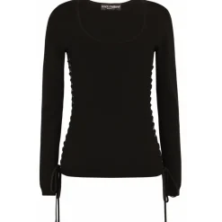 Dolce & Gabbana Dolce & Gabbana - Woman's Crew Neck Pullover - Dolce & Gabbana Exclusive Luxury Collection - Avvenice