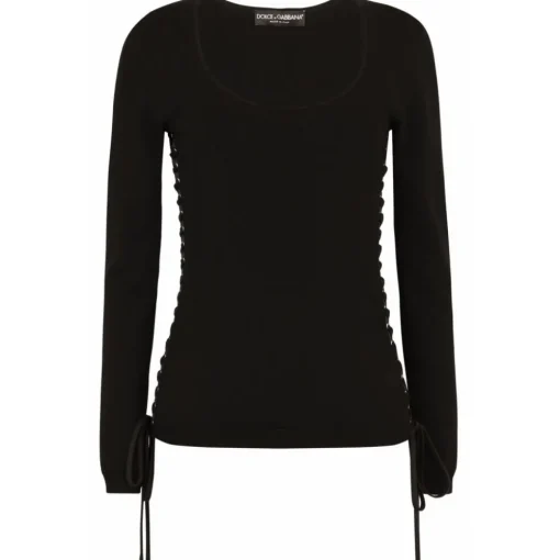 Dolce & Gabbana Dolce & Gabbana - Woman's Crew Neck Pullover - Dolce & Gabbana Exclusive Luxury Collection - Avvenice
