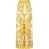 Dolce & Gabbana Dolce & Gabbana - Yellow Pants - Dolce & Gabbana Exclusive Luxury Collection - Avvenice^ Trousers