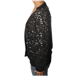 Dondup - Cardigan with Sequins - Black - Knitwear - Luxury Exclusive Collection - Avvenice^ Knitwears