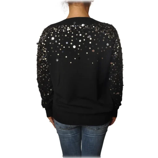 Dondup - Cardigan with Sequins - Black - Knitwear - Luxury Exclusive Collection - Avvenice^ Knitwears