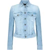 Dondup - Denim Jacket with Application Detail - Blue - Jacket - Luxury Exclusive Collection - Avvenice^ Jackets
