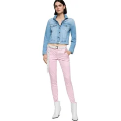 Dondup - Denim Jacket with Application Detail - Blue - Jacket - Luxury Exclusive Collection - Avvenice^ Jackets
