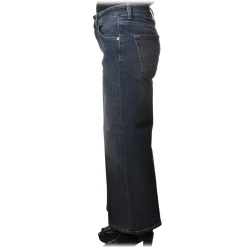 Dondup - Five Pocket Jeans Avenue Model - Dark Denim - Trousers - Luxury Exclusive Collection - Avvenice^ Trousers