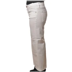 Dondup - Five Pockets Jeans Wide Leg - White - Trousers - Luxury Exclusive Collection - Avvenice^ Trousers