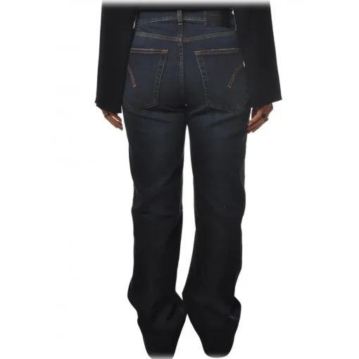 Dondup - High Waist Jeans with Wide Leg - Blue - Trousers - Luxury Exclusive Collection - Avvenice