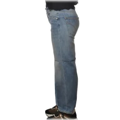 Dondup - High-Waisted Jeans Model Avenue - Blue Denim - Trousers - Luxury Exclusive Collection - Avvenice^ Trousers