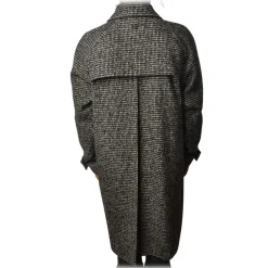 Dondup - Houndstooth Patterned Coat - Black/Grey - Jacket - Luxury Exclusive Collection - Avvenice^ Jackets
