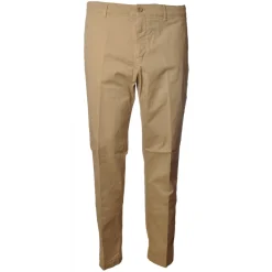 Dondup - Lightweight Cotton Trousers - Camel - Trousers - Luxury Exclusive Collection - Avvenice^ Trousers