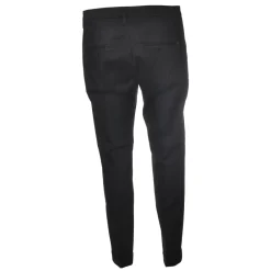 Dondup - Lightweight Cotton Trousers - Black - Trousers - Luxury Exclusive Collection - Avvenice^ Trousers