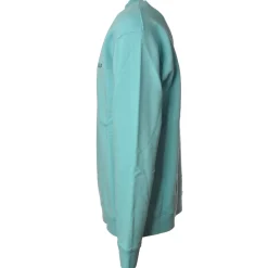 Dondup - Long-Sleeved Crewneck with Logo - Blue Tiffany - Sweatshirt - Luxury Exclusive Collection - Avvenice^ Sweatshirts