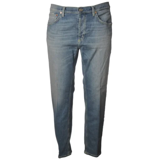 Dondup - Low Crotch Jeans Washed Denim Canvas - Light Denim - Trousers - Luxury Exclusive Collection - Avvenice