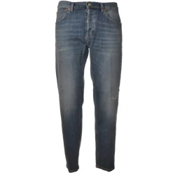 Dondup - Low Crotch Jeans Model Brighton in Denim - Denim Blue - Trousers - Luxury Exclusive Collection - Avvenice^ Trousers