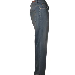 Dondup - Low Crotch Jeans Model Brighton in Denim - Denim Blue - Trousers - Luxury Exclusive Collection - Avvenice^ Trousers