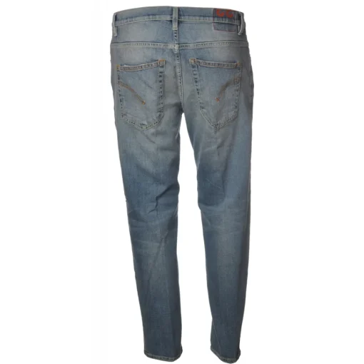 Dondup - Low Crotch Jeans Washed Denim Canvas - Light Denim - Trousers - Luxury Exclusive Collection - Avvenice