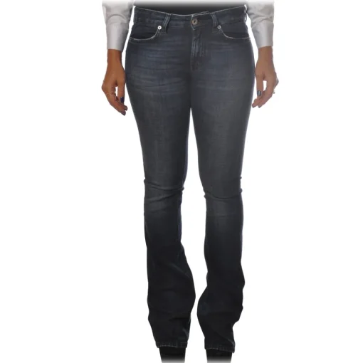 Dondup - Low Rise Five Pocket Jeans - Dark Denim - Trousers - Luxury Exclusive Collection - Avvenice^ Trousers